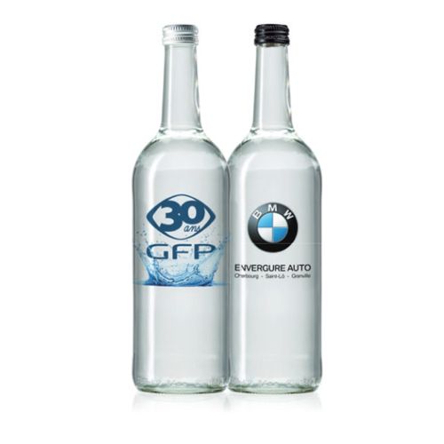 Glasflasche 750 ml mit Wasser - Bild 1
